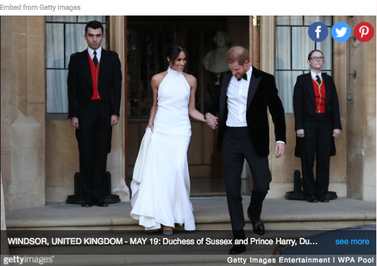 Stella mccartney hotsell royal wedding